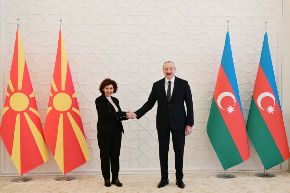 Azerbaycan Başkanı Kuzey Makedonya Başkanı'na bir mektup gönderdi
