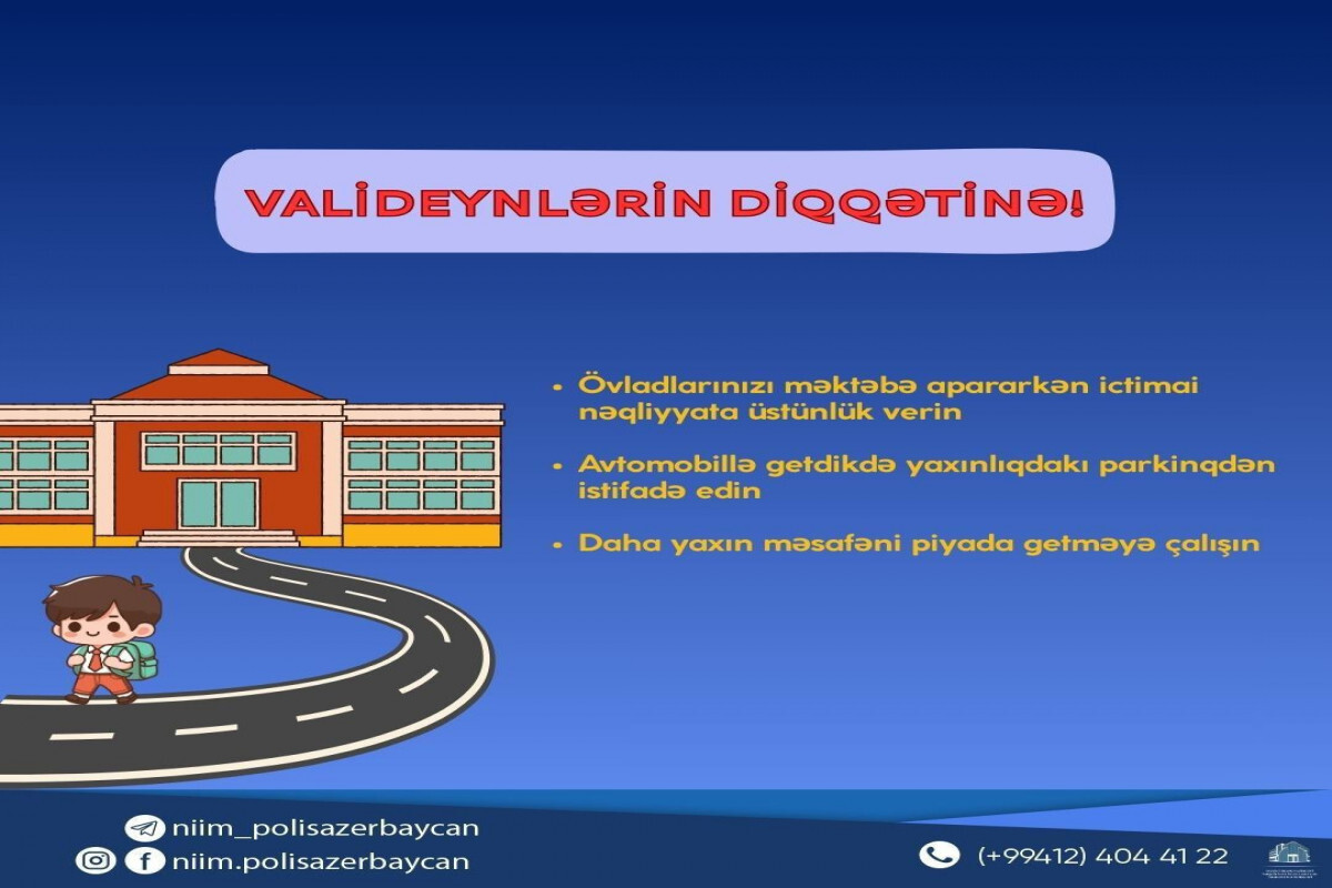 Niim, yeni okul yılının lansmanında sürücülere hitap etti