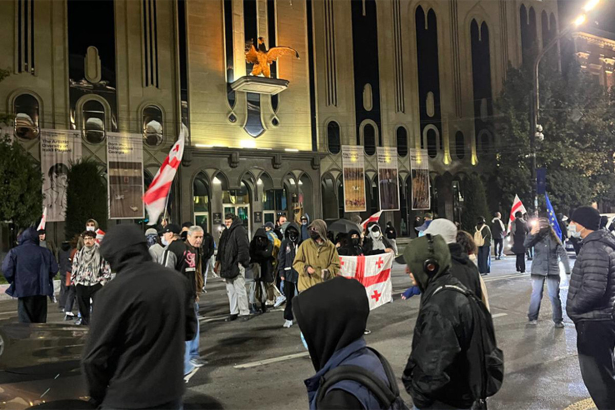 Tiflis'te 14 protestocu 15 gün boyunca tutuklandı