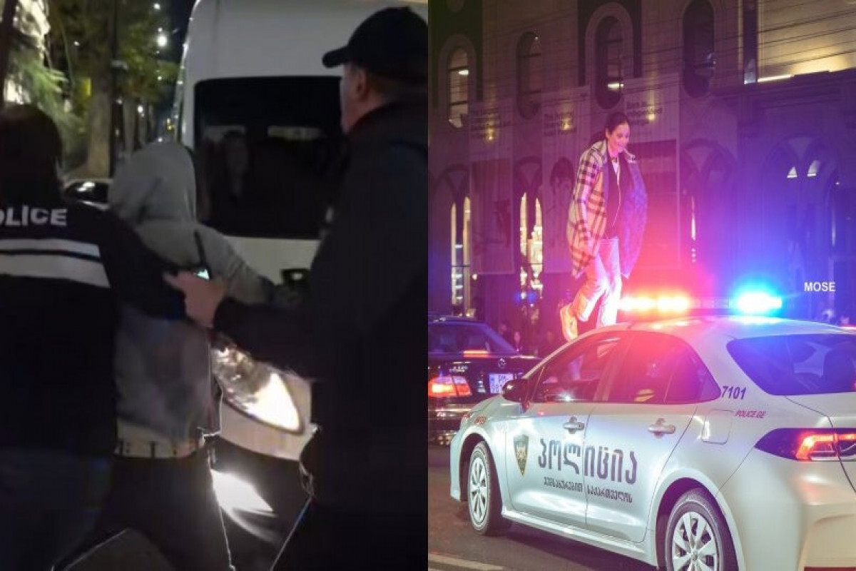 Tiflis'te yaklaşık 20 protestocu gözaltına alındı