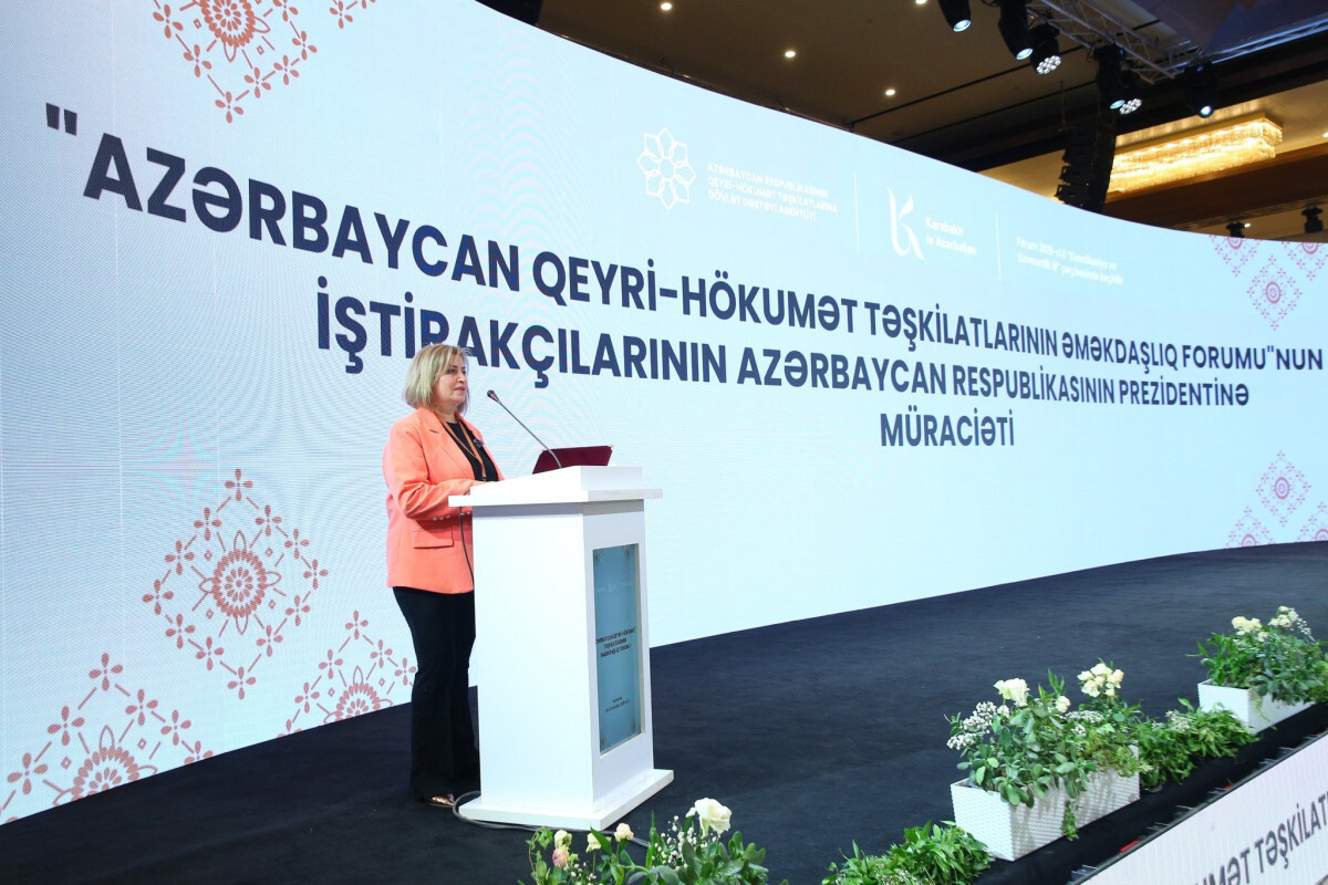 STK İşbirliği Forumu katılımcıları Cumhurbaşkanı İlham Aliyev'e yapılan çağrıyı kabul etti