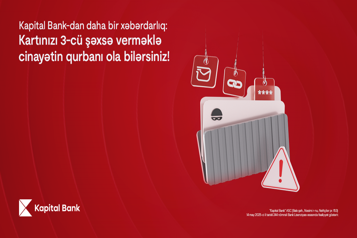 Kartınızı kimseye vermeyin; paranızı kaybedebilir ve suç mağduru olabilirsiniz