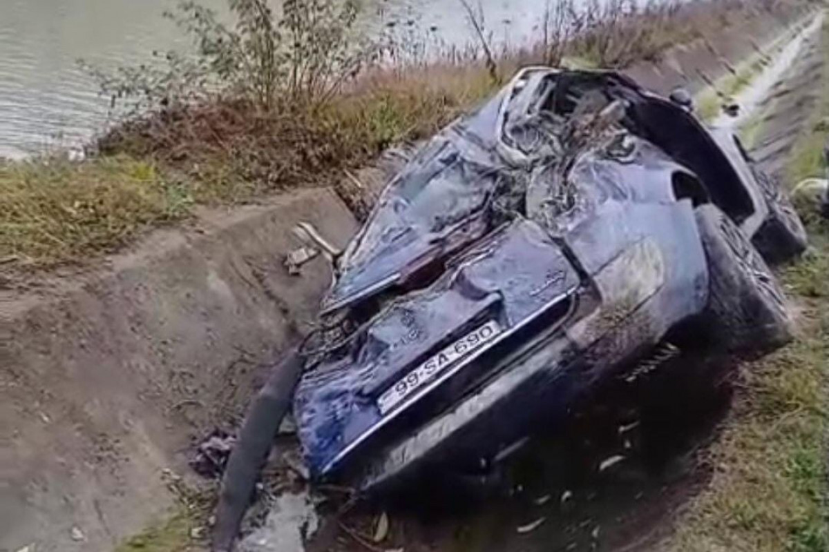 Gusar'da otomobilin kanala düşmesi sonucu yaralanan 5 kişinin durumu açıklandı - GÜNCELLEME